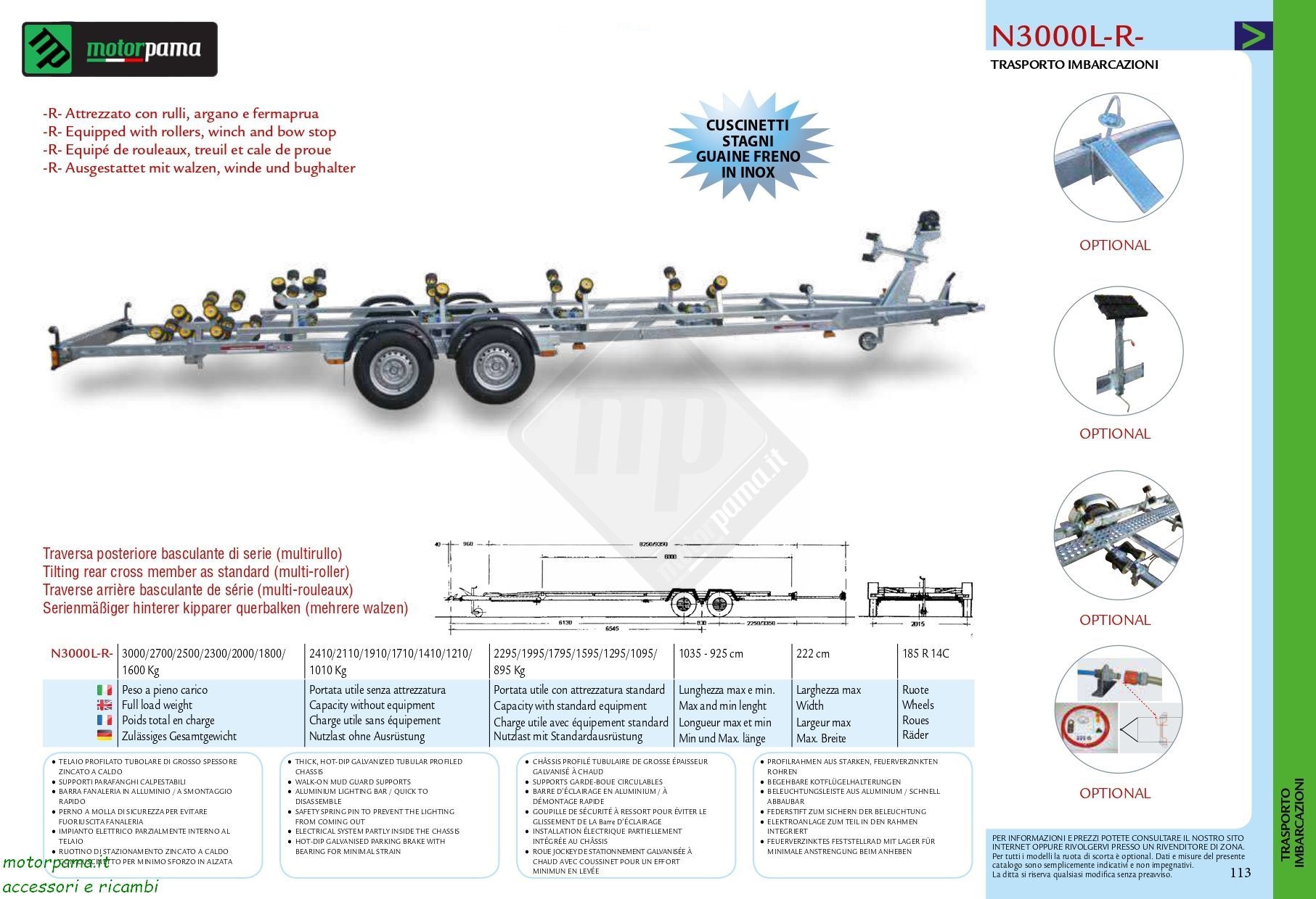Cresci rimorchi N3000L -R-
