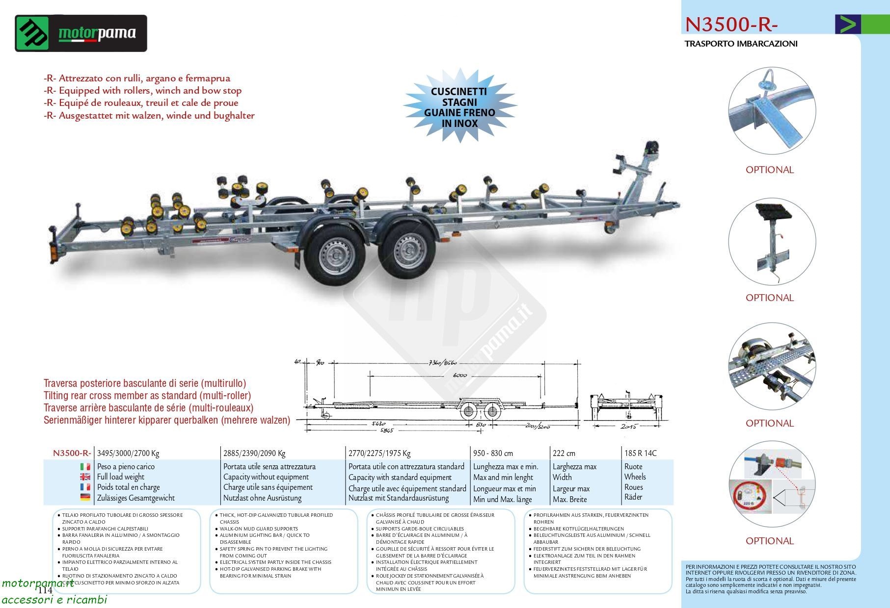 Cresci rimorchi N3500 -R-
