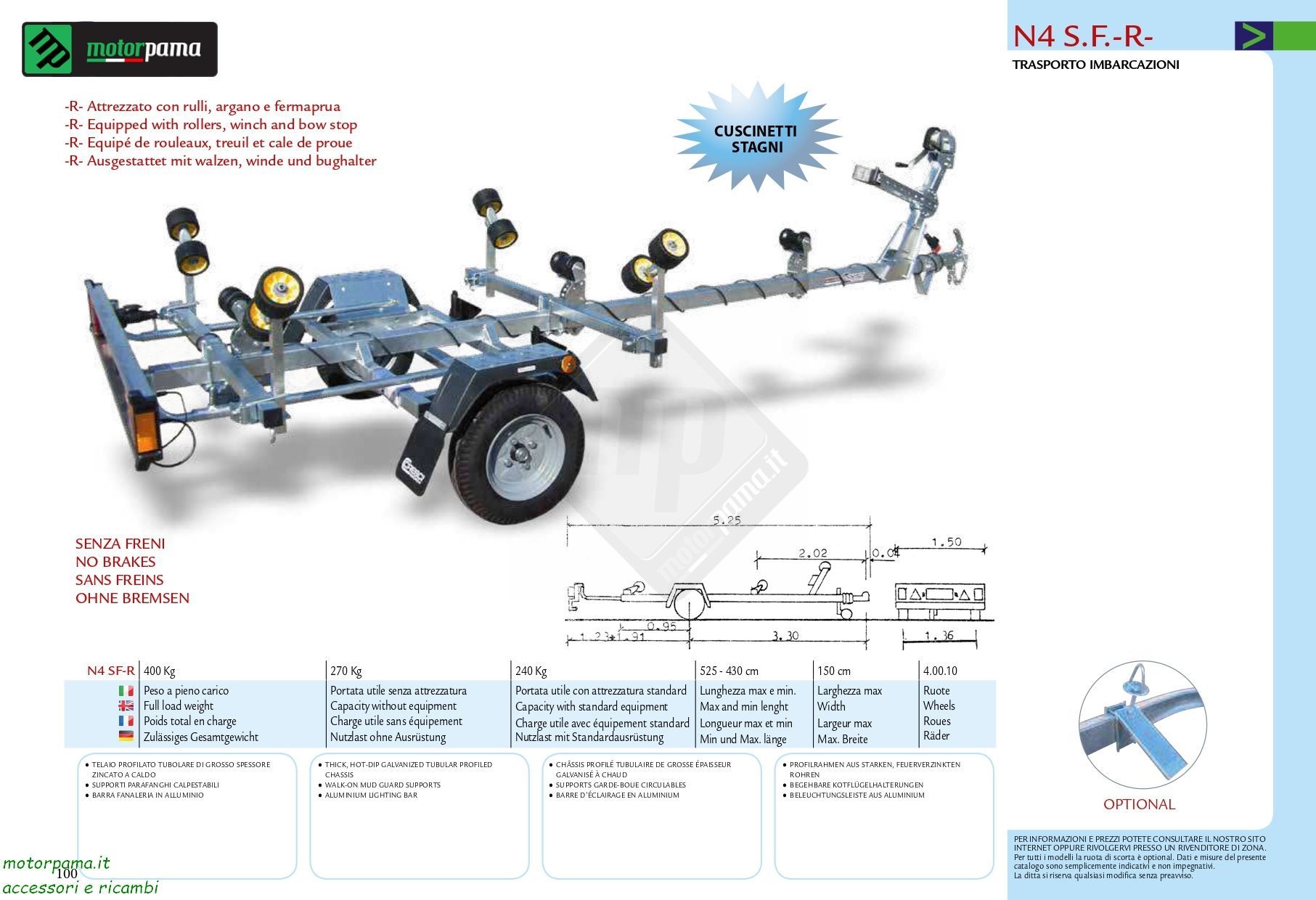 Carrello cresci N4 S.F. -R- - immagine 3
