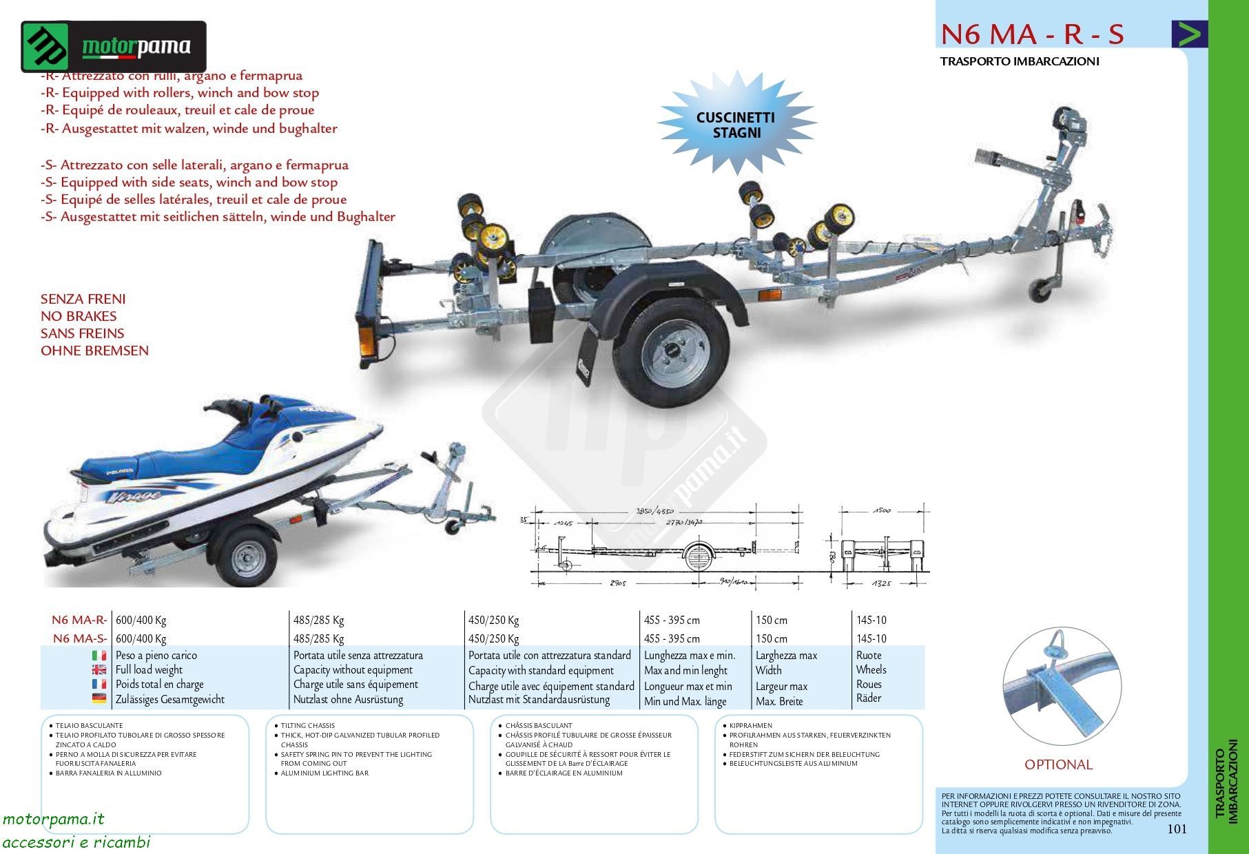 Carrello cresci N6 MA-R- - immagine 3