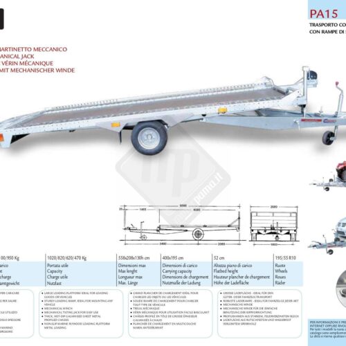 Carrello cresci PA15