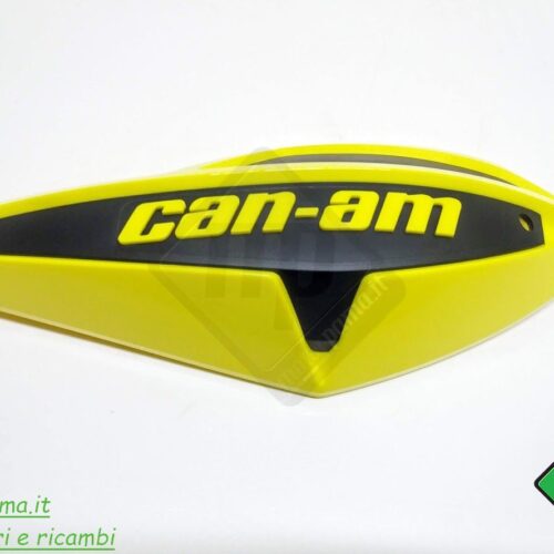 Cover / Plastica ricambio paramani SX Can am giallo fluo