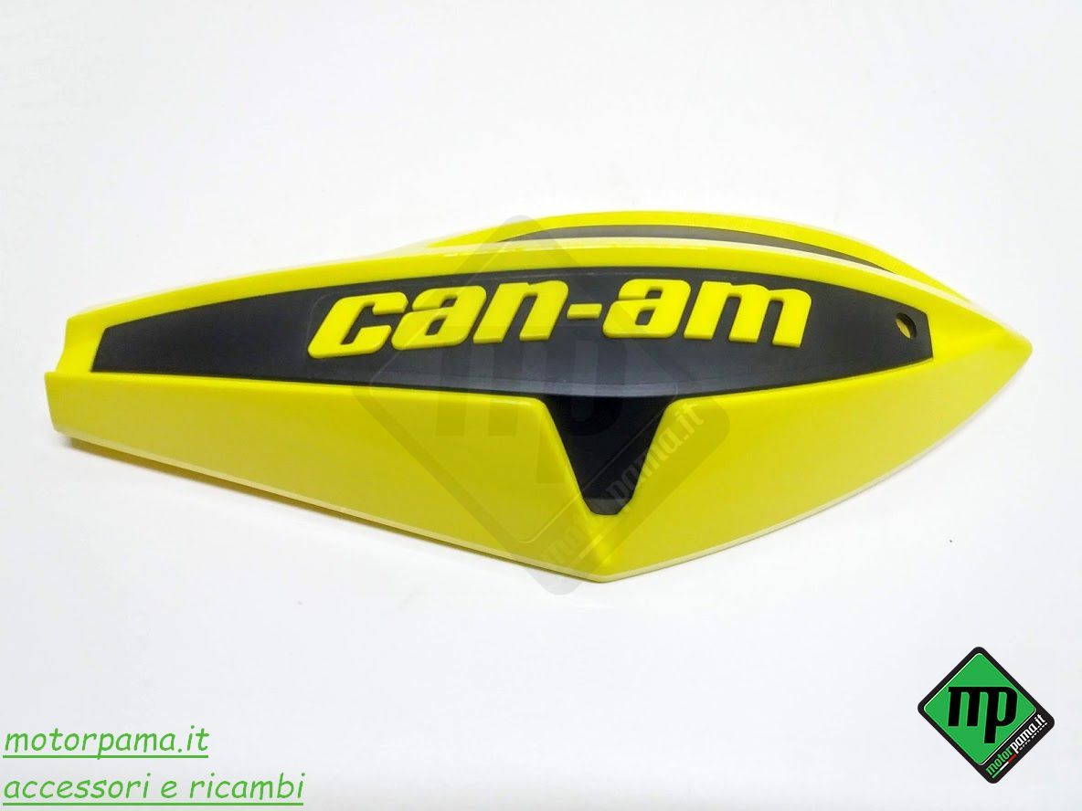 Cover / Plastica ricambio paramani SX Can am giallo fluo