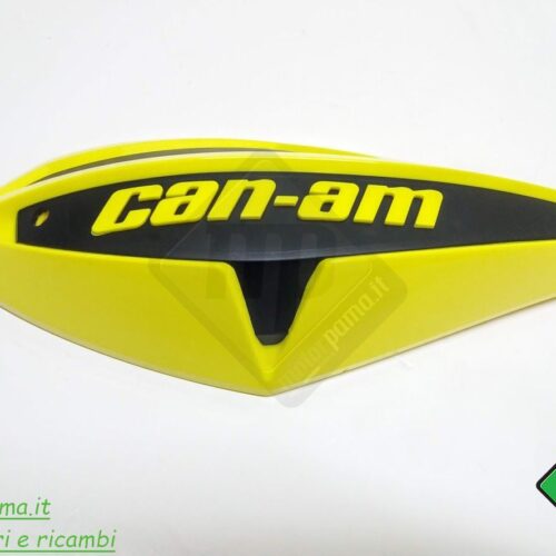 Cover / Plastica ricambio paramani DX Can am giallo fluo