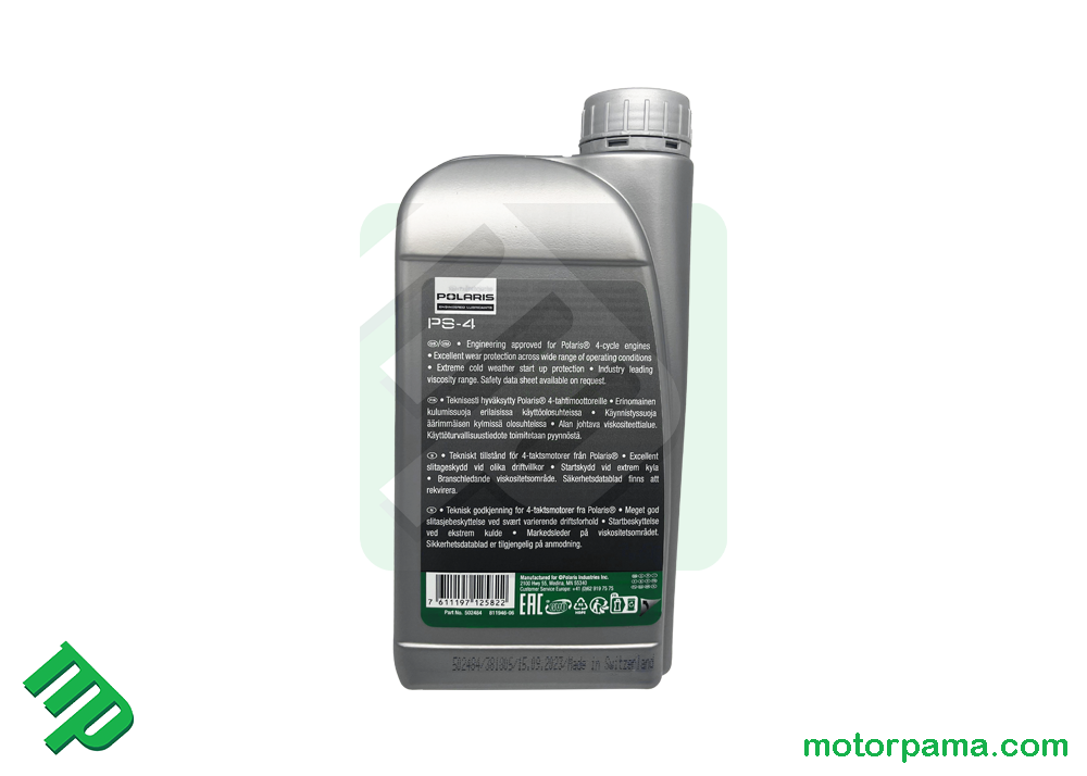 Olio Motore Originale Polaris PS-4 Sintetico 5w-50 - immagine 2