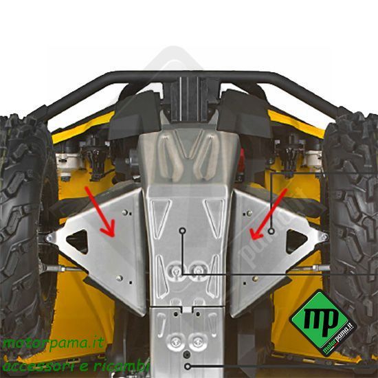 Protezioni per i bracci ad A in alluminio per G2 e G2S anno 2019 e successivi - immagine 2