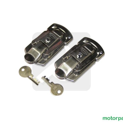 Coppia chiusura baule con serratura in ferro per bauli SHARK