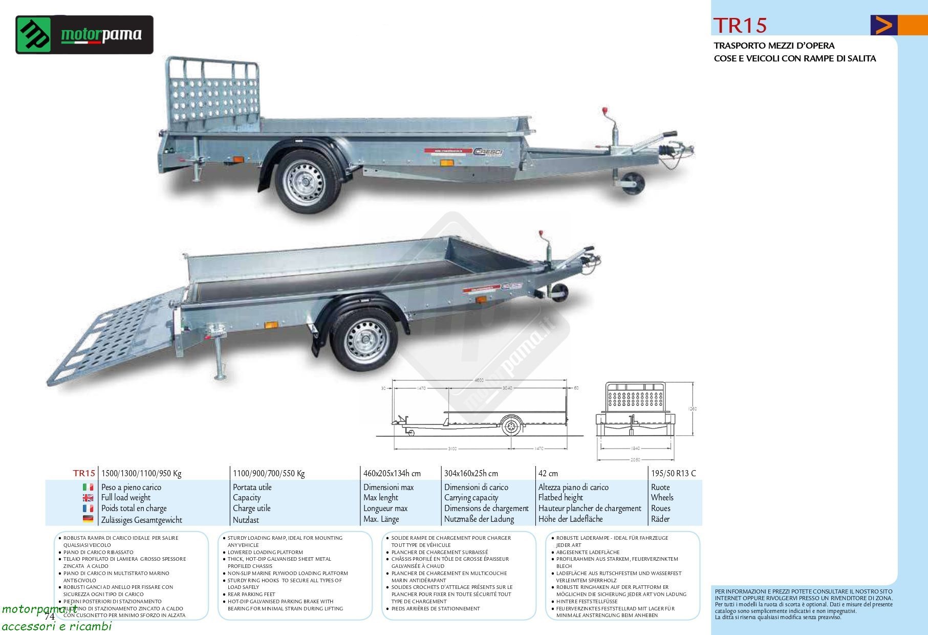 Carrello cresci TR15