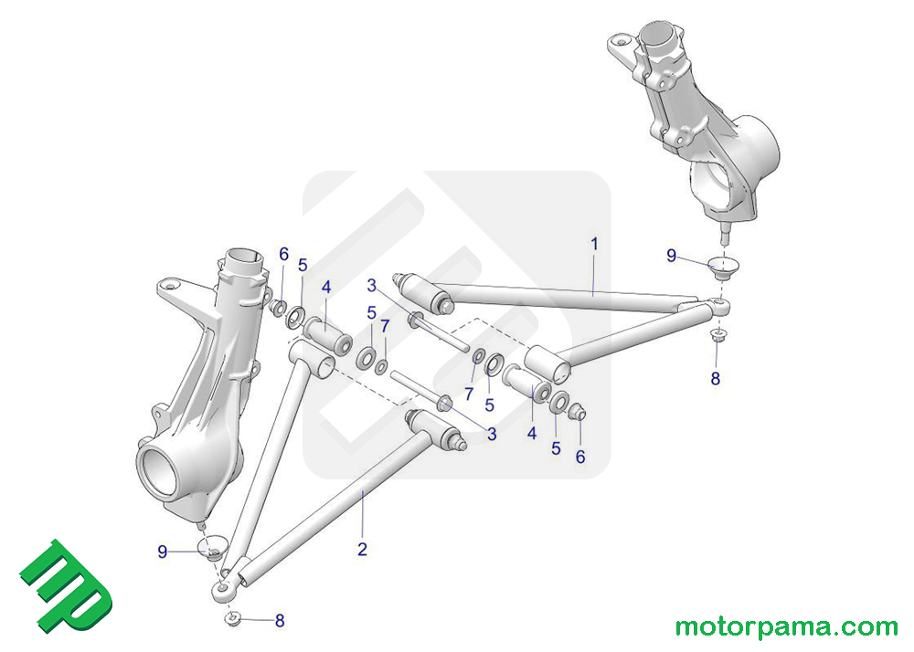 Triangolo anteriore sinistro originale Polaris Sportsman - immagine 2