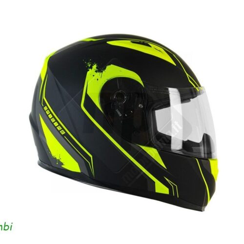 Casco Origine Tonale nero / giallo fluo