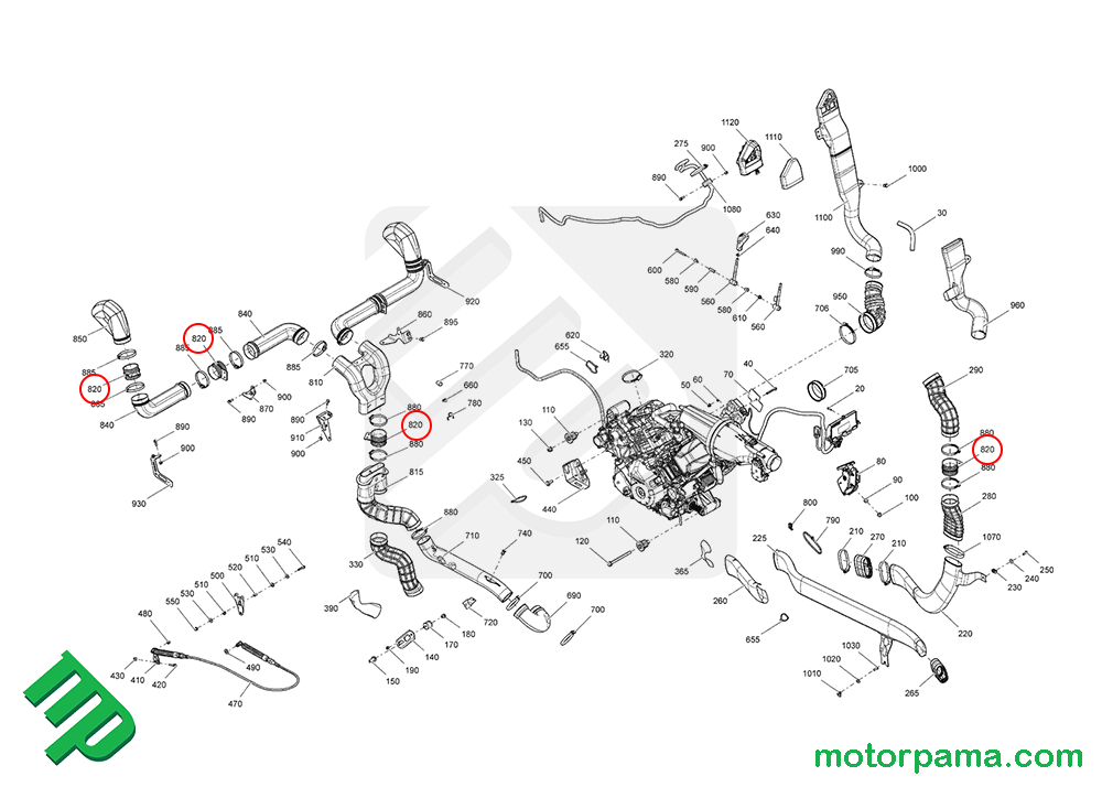 Adattatore raccordo originale Can-am Maverick - immagine 2