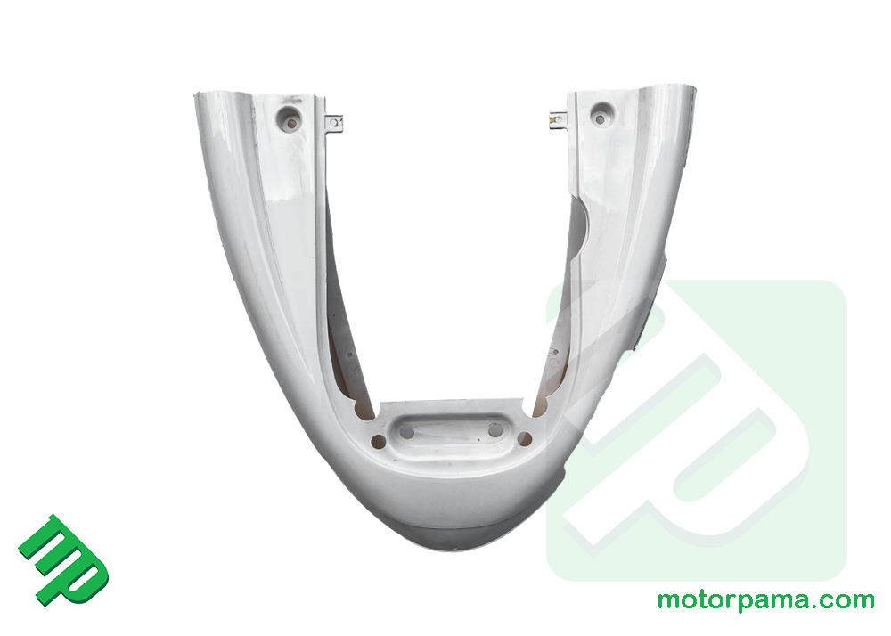 Carena posteriore originale scooter Benelli 491 bianco rosso nero - immagine 4