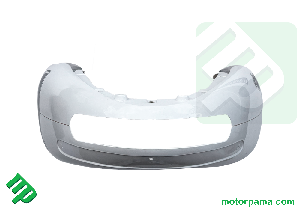 Carena posteriore originale scooter Benelli 491 bianco rosso nero - immagine 5