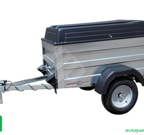 Cresci rimorchi H3 senza freni con coperchio - 150 Kg peso complessivo