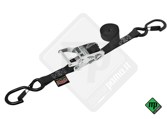 Cinghia con ganci a cricchetto