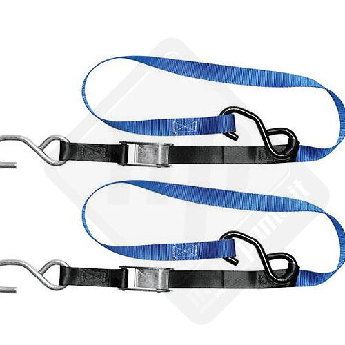 Cinghie fissaggio motoslitta per trasporto su carrello