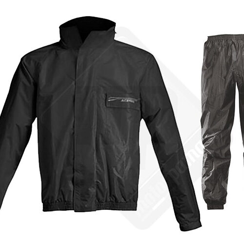 Taglia XXXL - Completo antipioggia Acerbis Rain Suit Logo nero
