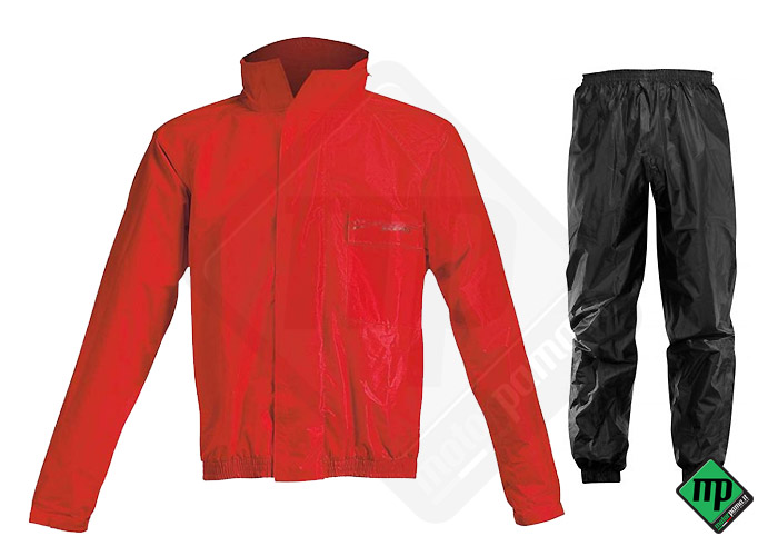 Taglia M - Completo antipioggia Acerbis Rain Suit Logo Rosso - immagine 2