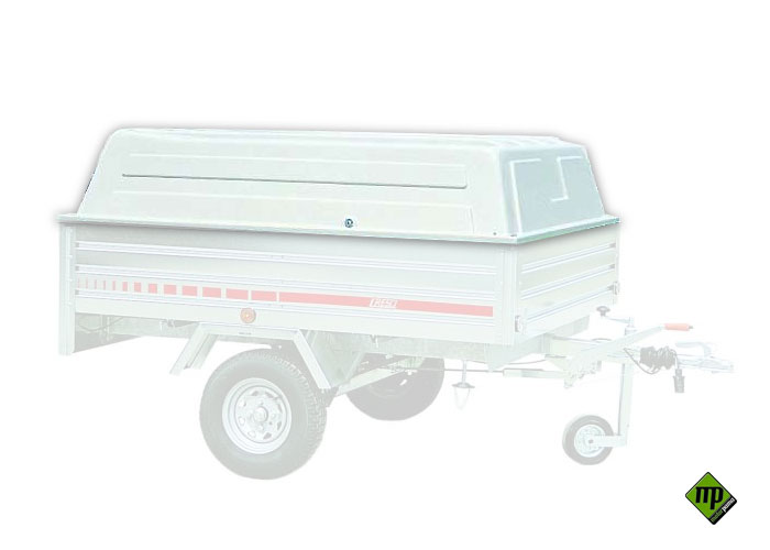 Copertura in ABS per rimorchio carrello Cresci A4 - A6B - A6BF