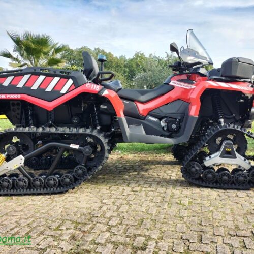 QUAD  OUTLANDER  6X6 1000 CC DOPPIO POSTO ALLESTITO VIGILI DEL FUOCO