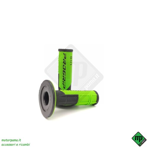 Manopole Progrip 801 CROSS Verde / Nero