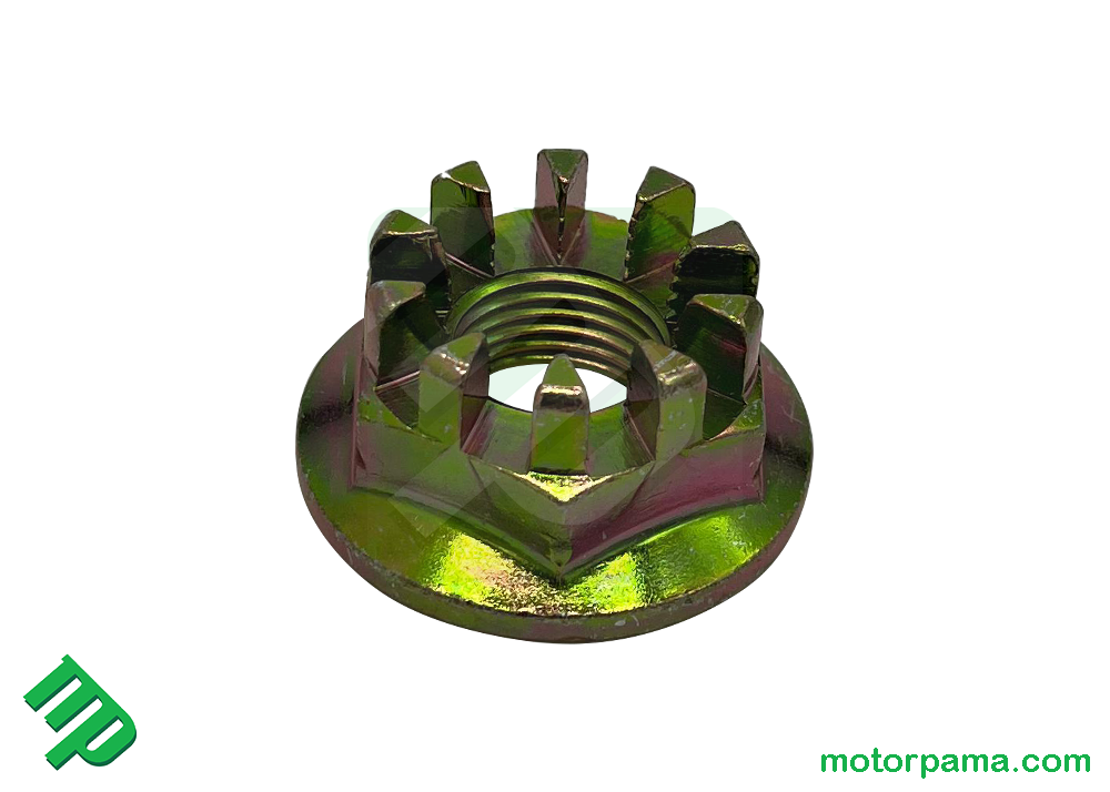 Dado mozzo assale 16mm falangiato originale quad Kymco - immagine 2