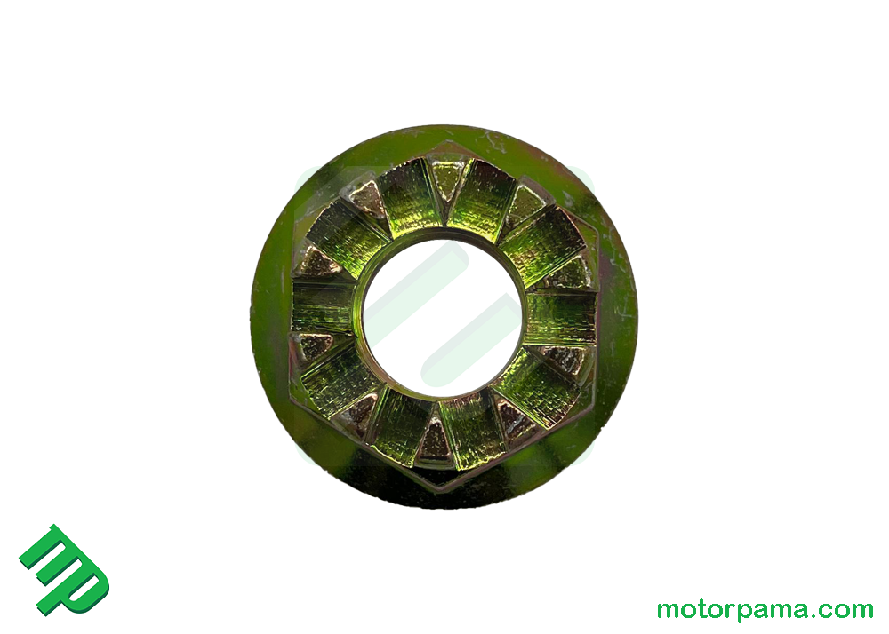 Dado mozzo assale 16mm falangiato originale quad Kymco - immagine 4