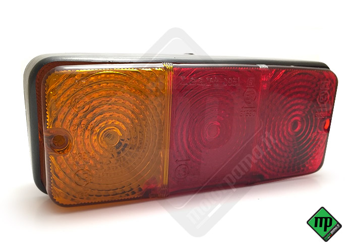 Fanale di posizione 3 funzioni rettangolari tipo cobino