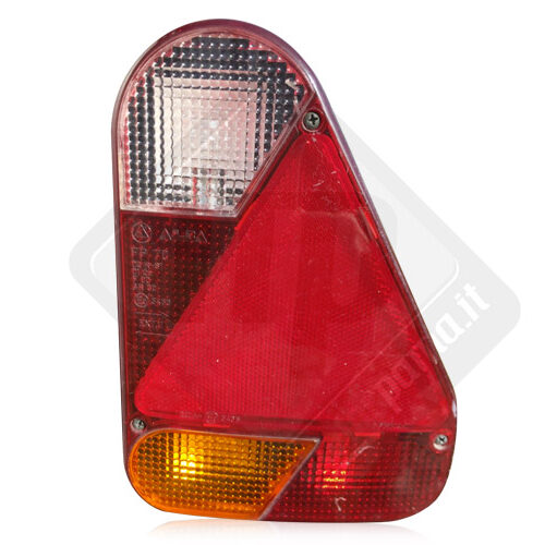 Fanale di posizione DX verticale con triangolo per carrello modelli 650F - 750F - PT6 - TMF25 - 750T - TMF