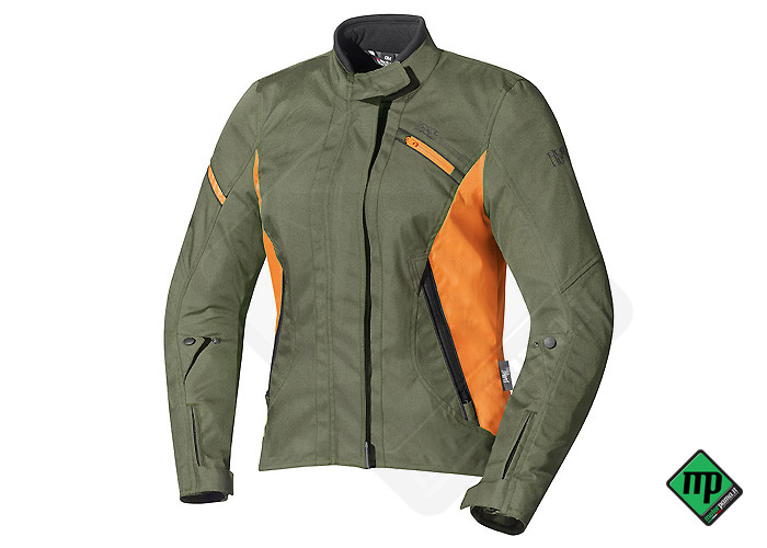 Taglia XL - Giacca moto donna Alana Ixs cachi-arancio