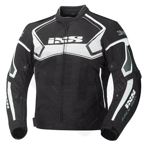 Taglia XXL - Giacca moto Ixs Activo nero - bianca