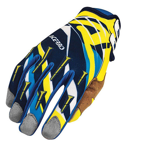 Guanti acerbis MX X2 blu/yellow