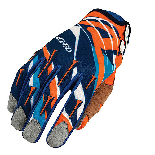 Guanti acerbis MX X2 orange/blu