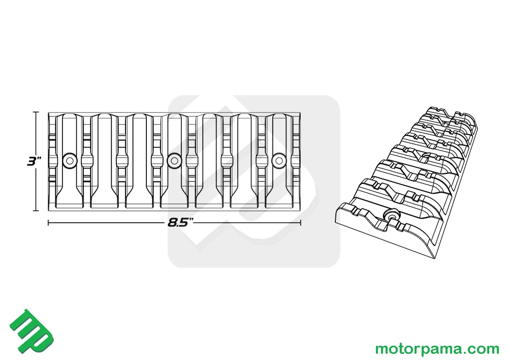 Guida antiscivolo carrello - immagine 5