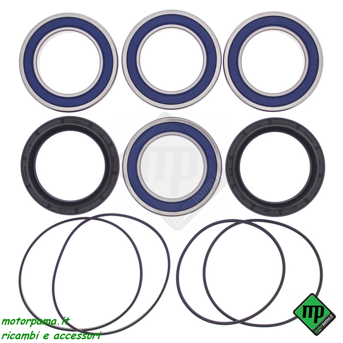 Kit revisione cuscinetti-paraoli-boccole per assale posteriore atv quad Yamaha raptor 700 06/12 ,yfz 450 06/09