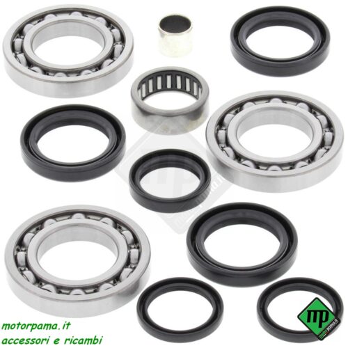 Kit revisione cuscinetti-paraoli-boccole per differenziale anteriore atv quad utv Polaris scrambler sportsman ranger razor