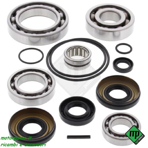 Kit revisione differenziale posteriore con cuscinetti-paraoli-boccole per atv quad Kawasaki Brute Force 650 750 2005 / 2017