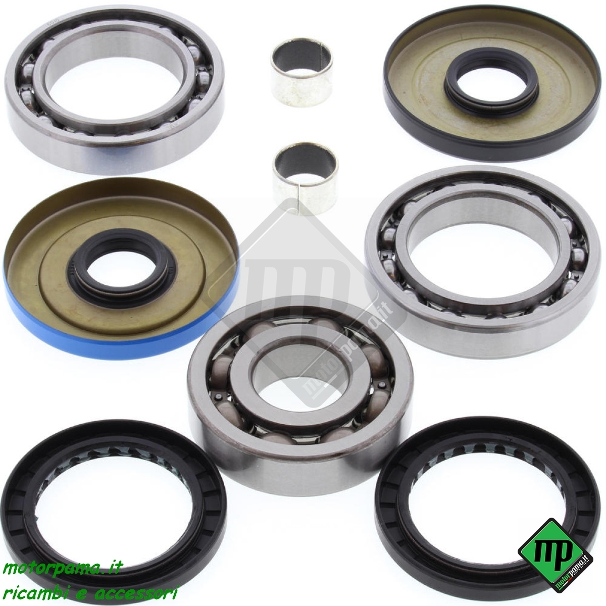Kit revisione cuscinetti-paraoli-boccole per differenziale posteriore atv quad utv Polaris scrambler sportsman ranger rzr