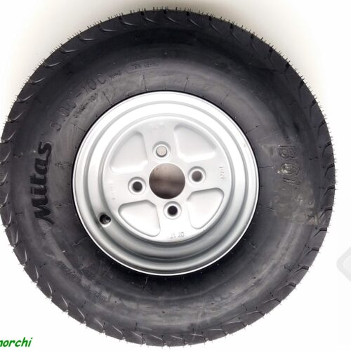 Ruota di scorta 5.00.10 carrello Cresci