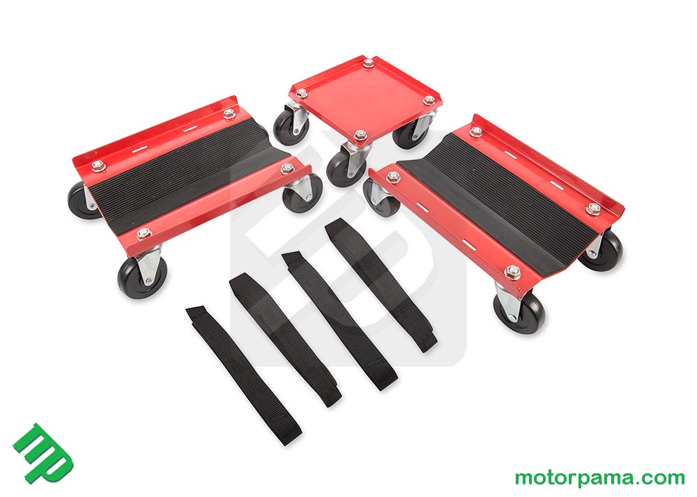 Kit carrelli base per movimentazione motoslitta