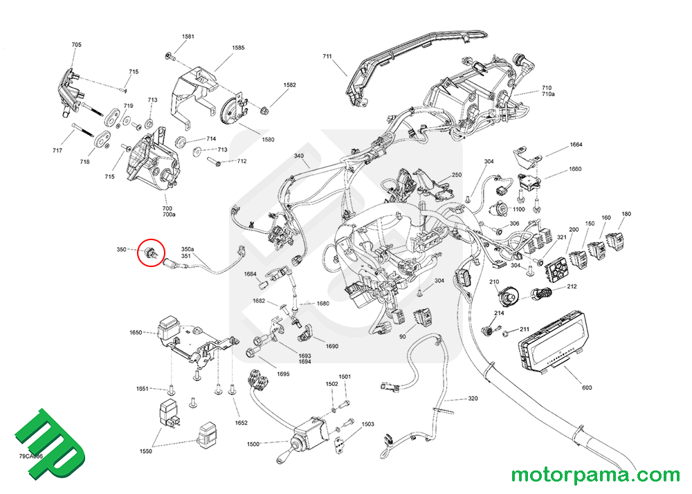 Luce di posizione originale Can-am Outlander - immagine 4