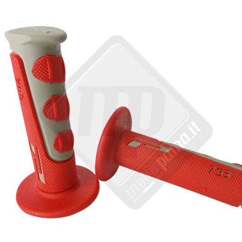 Manopole Progrip P Grigio/Rosso