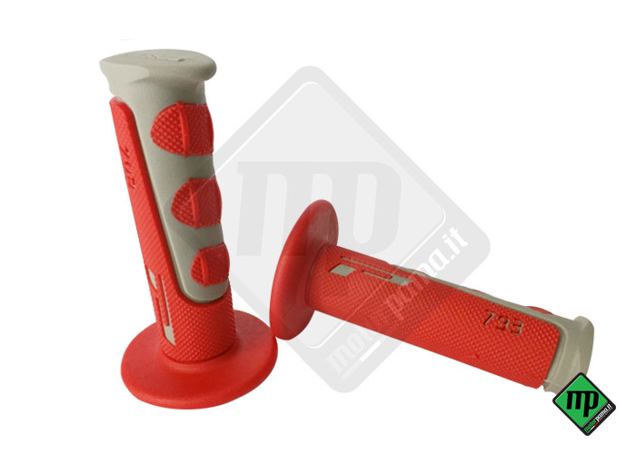 Manopole Progrip P Grigio/Rosso