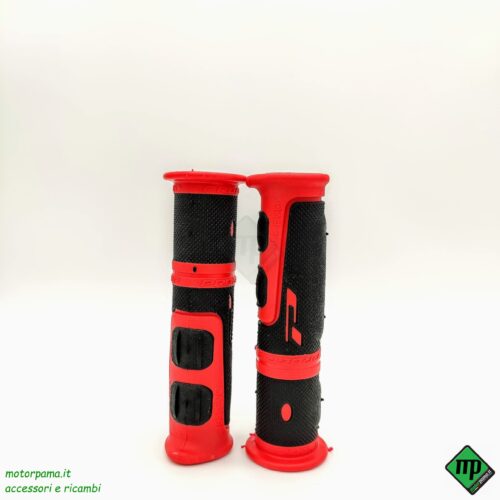 Manopole Progrip QUAD / mtb Rosso / Nero