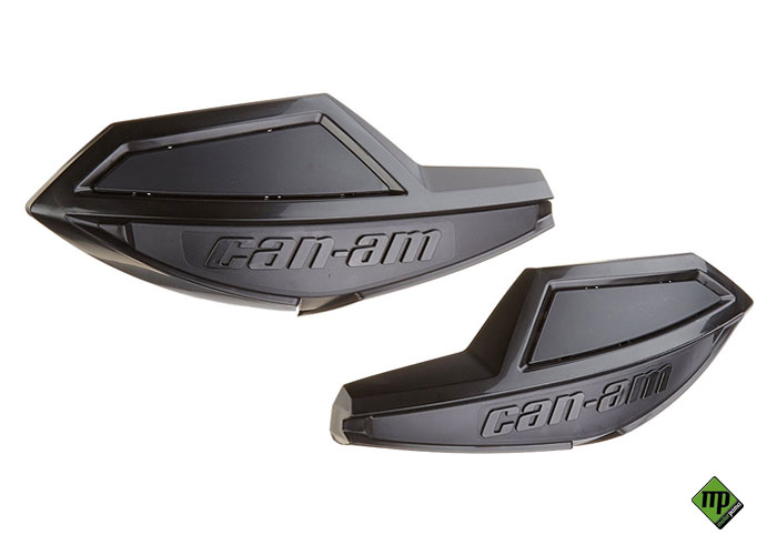 Coppia cover / plastiche paramani nero - nero per atv Can-am