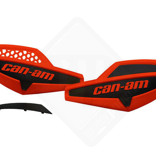 Coppia cover / plastiche paramani rosso - nero per atv Can-am