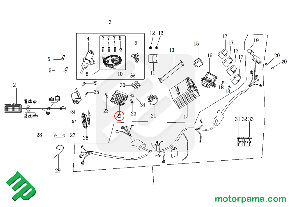 Regolatore di tensione originale VOGE Brivido 125R - immagine 4