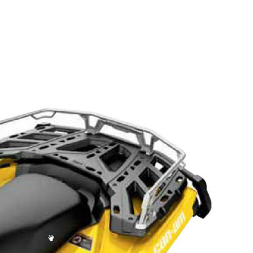 Sponda LinQ alte 10 cm per portapacchi Can am Outlander Renegade colore Nero