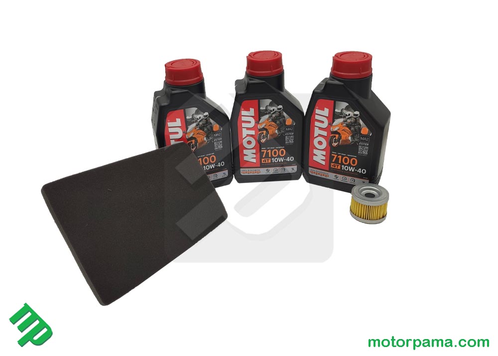 Kit tagliando + filtro aria originale Voge Brivido / Valico / Rally / Trofeo 300 cc - immagine 2