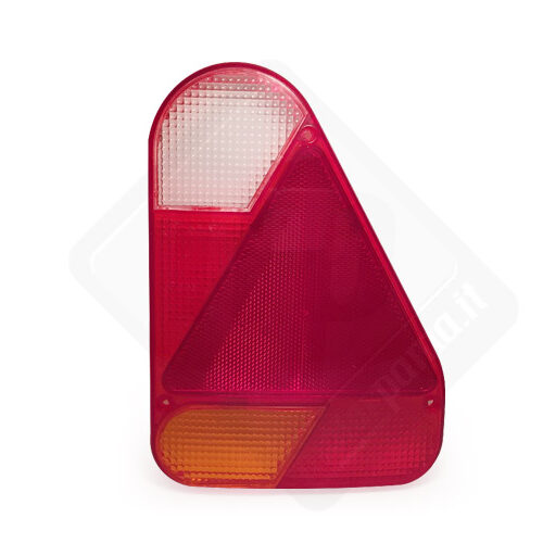 Trasparente / vetro per fanale di posizione DX verticale aj-ba con triangolo per tipo fp.72